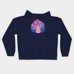 Bi Pride Mushroom Kids Hoodie